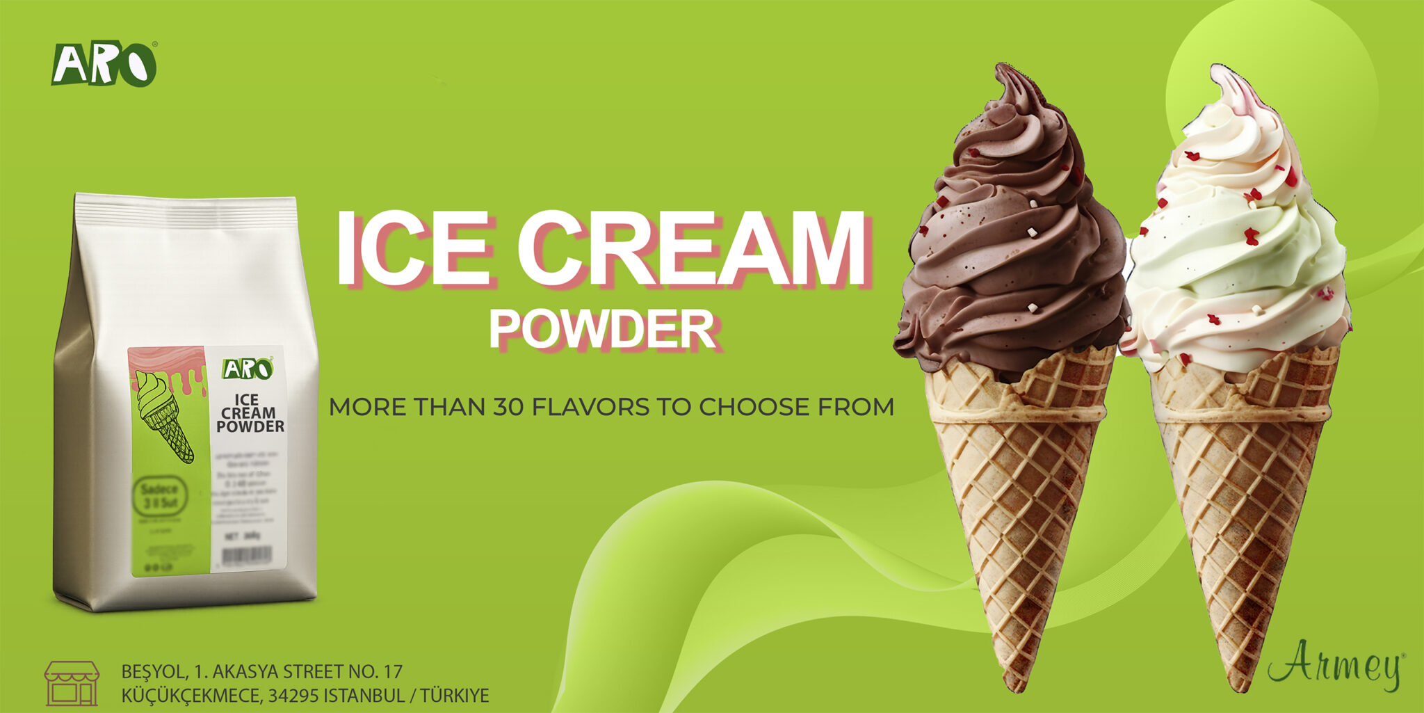 ice cream powder